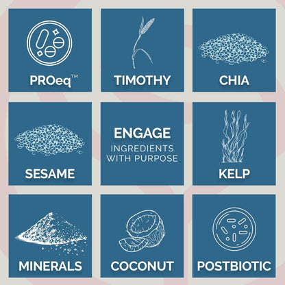 PRO Series Engage Cool Calorie Base Equine Feed, 40lbs - with PROeq for Joint, Gut, Brain & Body Health - Ideal for Easy Keepers - Low NSC, USDA Organic & Alfalfa-Free