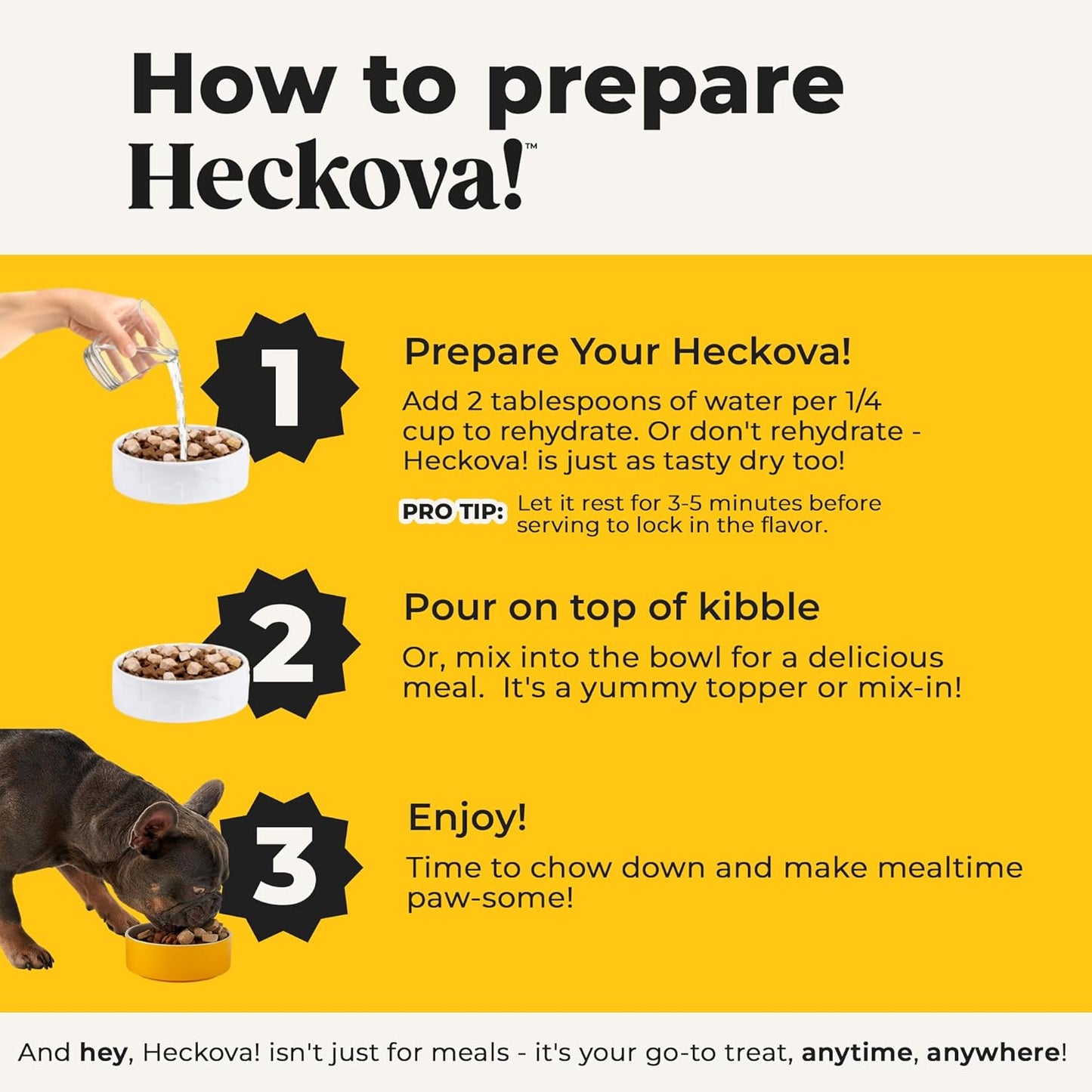 Chop Lickin’ Chicken - Dog Treats Freeze Dried Chicken, Complete Meal & Topper, Real Cuts for Training - High Protein (21g Per Cup) Best Dog Stocking Stuffers, Made in The USA, 4oz Bag