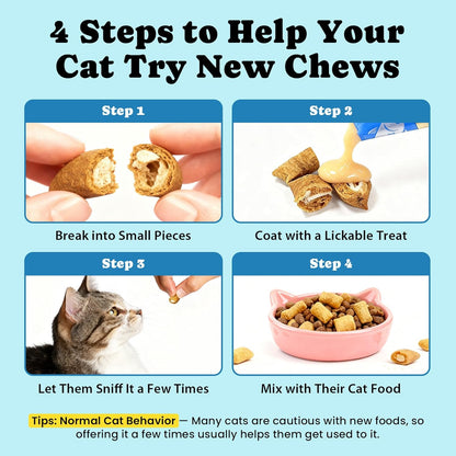 Hairball & Calming Support Bundle for Cats – Hairball Remedy Treats + Calming Chews