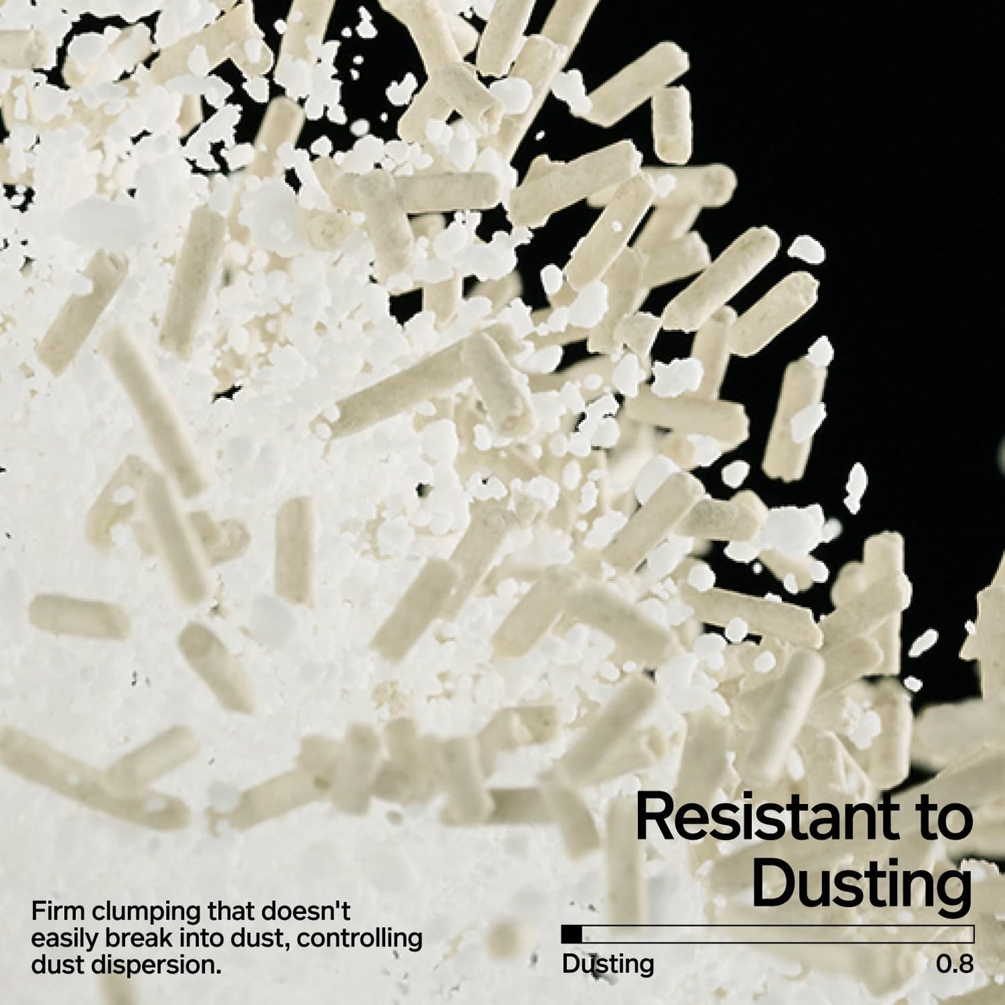 pidan Cassava Cat Litter with Tofu Litter clumping,Odor Control,Plant-Based Natural Ingredients,Ultra Absorbent and Fast Drying,Low Dust,Scented (5.3lb×2bags)