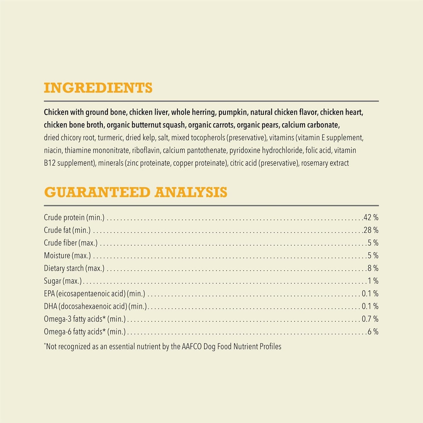 Dr. Harvey's Chicken & Garden Veggies Dog Food, Human Grade Grain-Free Dehydrated Food for Dogs with Freeze-Dried Chicken (5 Pounds)