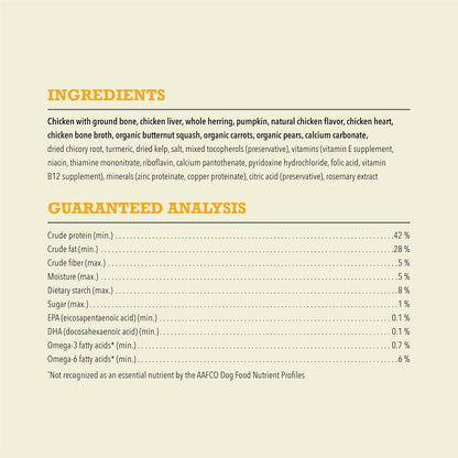 Dr. Harvey's Chicken & Garden Veggies Dog Food, Human Grade Grain-Free Dehydrated Food for Dogs with Freeze-Dried Chicken (5 Pounds)