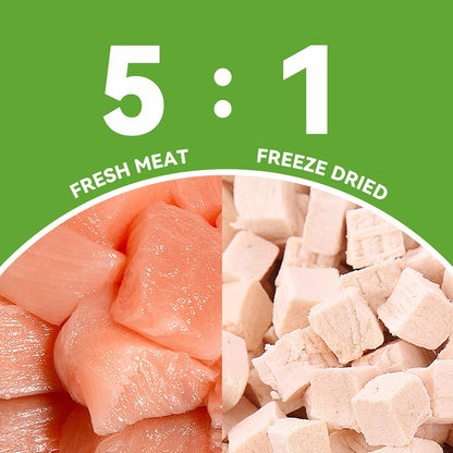 OPET Freeze Dried Cat Treats, Single Ingredient Grain Free High Protein Pet Food for Cats and Dogs, Healthy Training Snacks