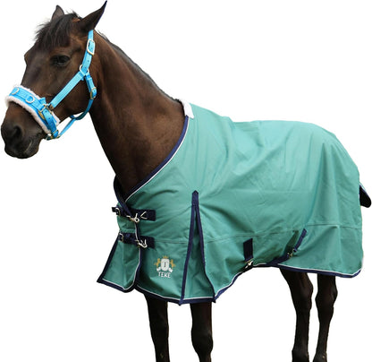 T TEKE Deluxe Turnout Horse Sheets, 1200D Waterproof and Breathable Horse Care Sheets with no Filling (51"-87" Including Miniature/foal Size)