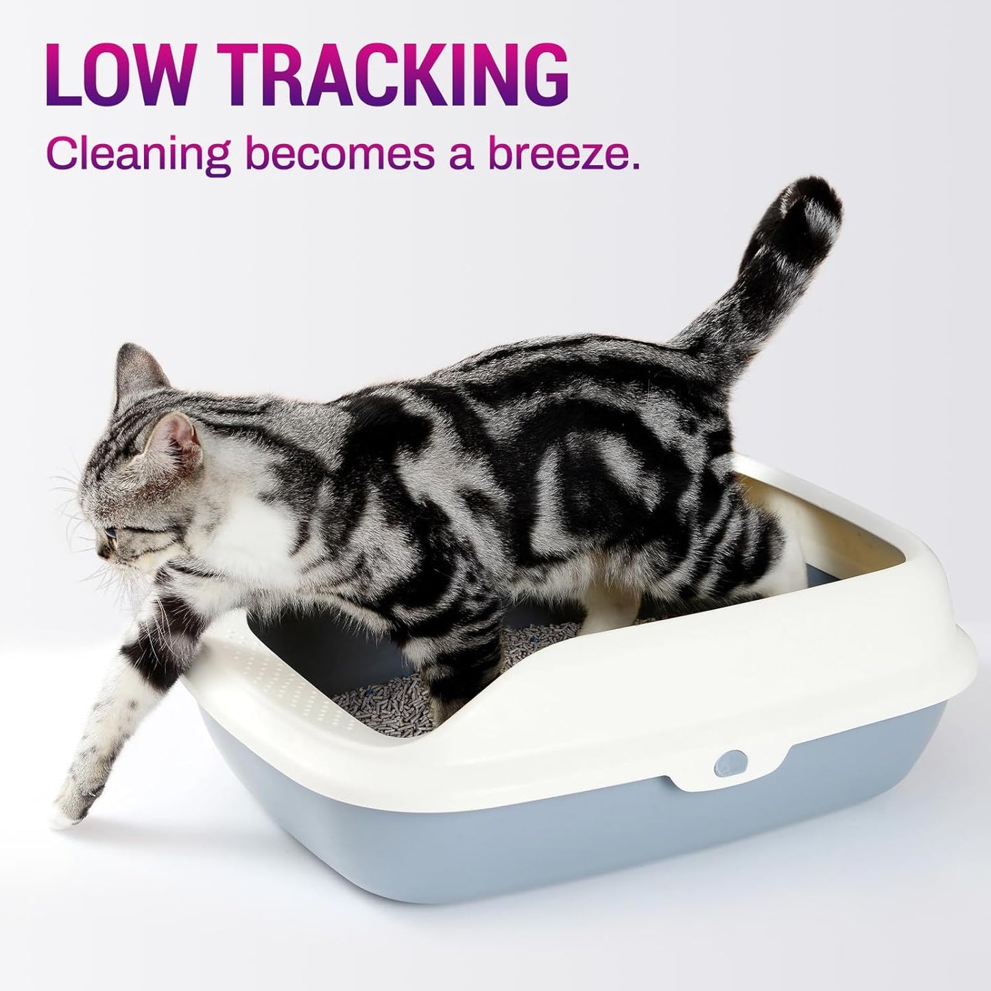 Ducksky Tofu Cat Litter Fast Clumping 5in1, Natural Plant-Based flushable Lightweight tofu Litter for Kitty, Effective Odor Control,unscented pellets, 99% Dust- Free,Low Tracking,(6.6LB x 4 Pack)