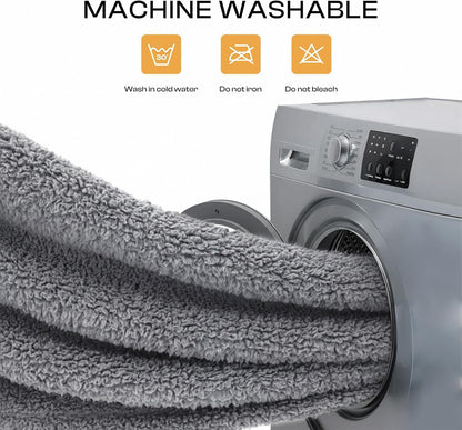 1 Pack 3 Calming Blankets Fluffy Premium Fleece Pet Blanket Soft Sherpa Throw for Dog Puppy Cat Grey Small (23" x16'')