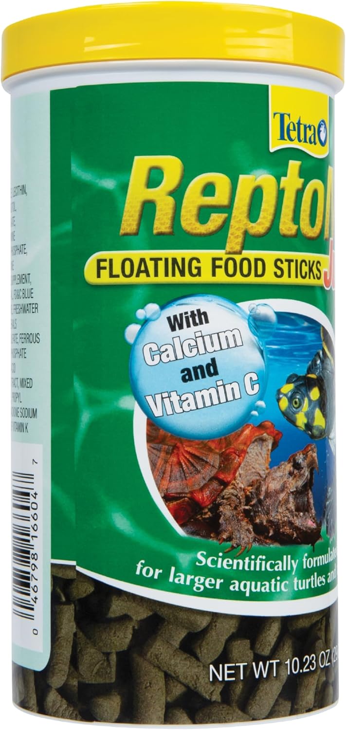 Tetra ReptoMin Jumbo Floating Food Sticks 10.23 Ounces, For Small Aquatic Turtles And Amphibians