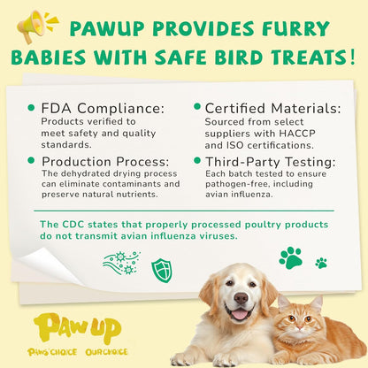 PAWUP Dog Treats Chicken Wrapped Rawhide Sticks Long Lasting Dog Chews, Natural Snacks for Medium Large Dogs w/Taurine,12.5 oz (25-30 Count)