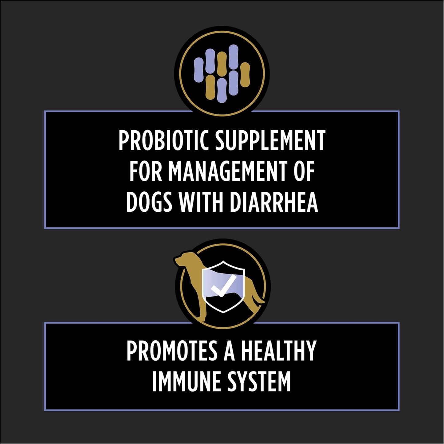 Purina Pro Plan Veterinary Supplements FortiFlora Probiotics for Dogs Chewable Tablets for Digestive Gut Health and Diarrhea - 45 ct. Canister