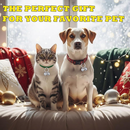 Abbylike 6 Pack Dog Stainless Steel Collar Bells - Extra Loud Pet Tracker Training Bells for Dog & Cat Safety & Tracking, Fits Small Medium Large Pets