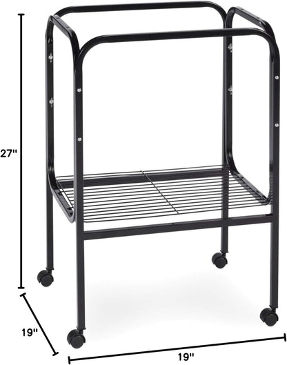 Prevue Pet Products Bird Cage Stand with Shelf in Black