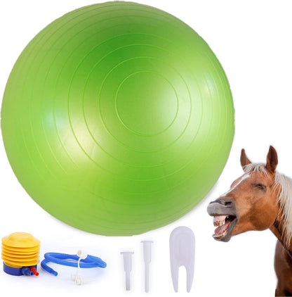 40 Inch Horse Ball Toy Mega Herding Ball Giant Horse Soccer, Pump Included