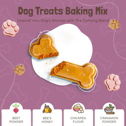 BoneItUp Dog Treat Baking Mix + Hip & Joint Support Chews – Low Calorie Nutrient-Rich Treat Mix and Glucosamine, Chondroitin, MSM & Omega Mobility Supplement for Puppies, Adults & Senior Dogs