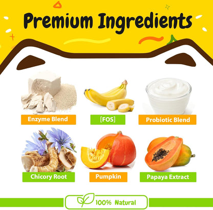 PENPEN Probiotics for Dogs, Dogs Probiotics for Digestive Health (Beef Chews, 50ct and 180ct)