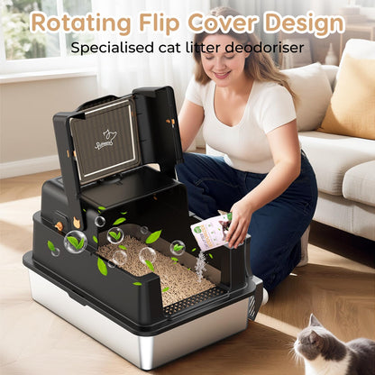 L8 Max Litter Box & Cat Litter Deodorizer