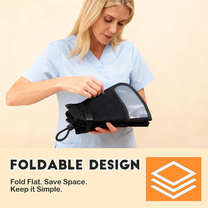 Soft Dog Cone, Stop Licking Deep Pet Recovery Collar After Surgery for Large Medium Dogs, Clear Plastic Breathable Elizabethan Head Neck Circle, Adjustable Comfortable Cones 25cm /10" Long (L Pink)