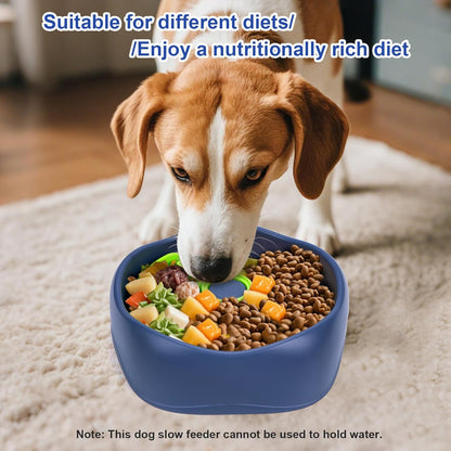 Interactive Pet Puzzle Slow Feeder Bowl - Innovative Rotating Design, Anti-Gulping, Promotes Digestion & Mental Stimulation, Non-Slip Food Dispenser for Small & Medium Dogs & Cats (Yellow & Green)