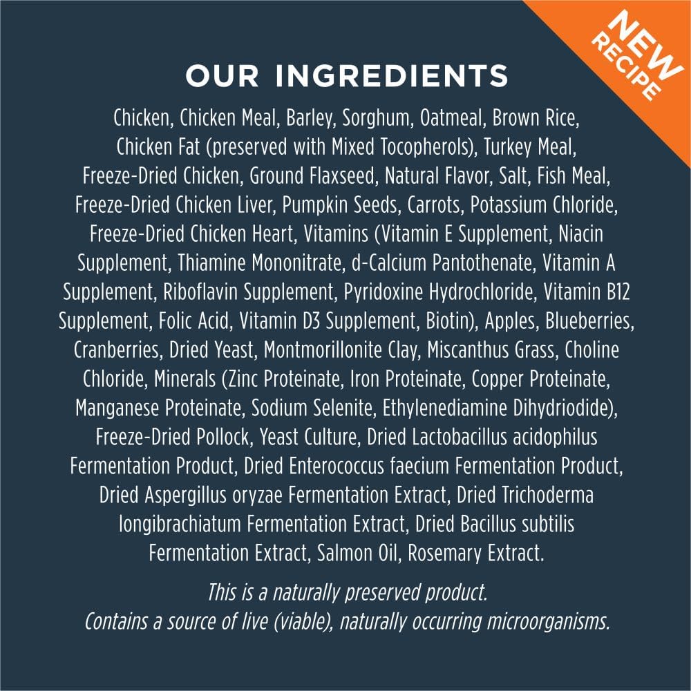 Instinct Raw Boost, Natural Dry Dog Food with Freeze Dried Pieces, High Protein, Whole Grain Recipe - Real Chicken & Brown Rice, 3.5 lb. Bag