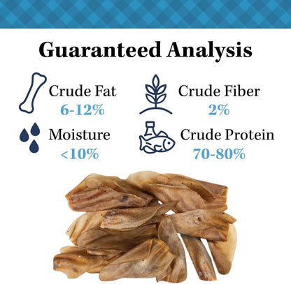 Country Living Natural Cow Ears Dog Chews – 10 Count Bag – All-Natural, Single-Ingredient, Long-Lasting Dog Chews – High-Protein, Low-Fat, Rawhide-Free – Supports Dental Health