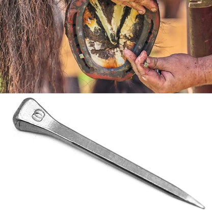 Surf turtle E3 Horseshoe Nails 50 Pcs 1.7 Inches Low Carbon Steel Horse Hoof Nails Horse Training Supplies Tool for Securing Firmly