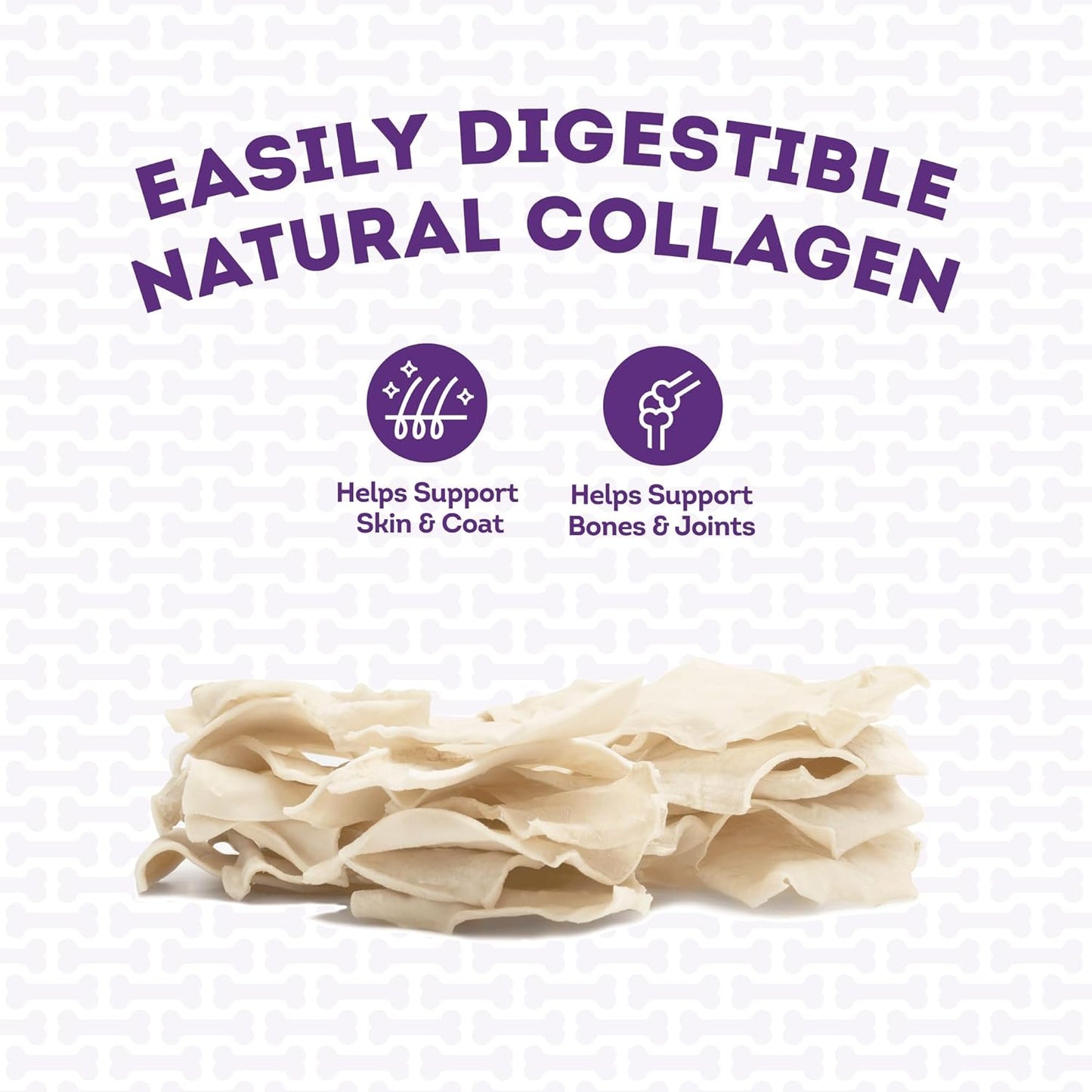 USA Collagen Chips Assorted Dog Chew Treats - Natural Flavor, 14oz/1 Pack