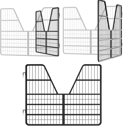 Heavy Duty Horse Stall Gate, 52" W x 42" H, Stall Guards for Horses, Durable Stall Guard for Horses, Fits Standard Barn Doorways, Easy Installation (52" W x 42" H)