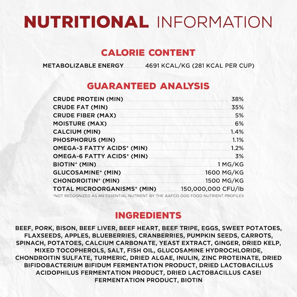 Coevo Open Plains Full Freeze Dried Dog Food, 454 GR