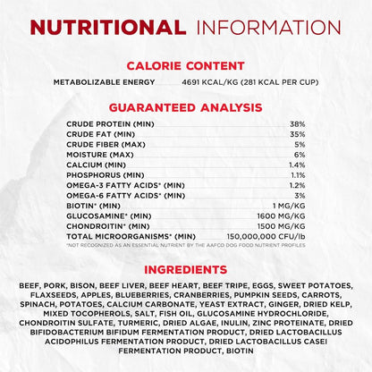 Coevo Open Plains Full Freeze Dried Dog Food, 454 GR