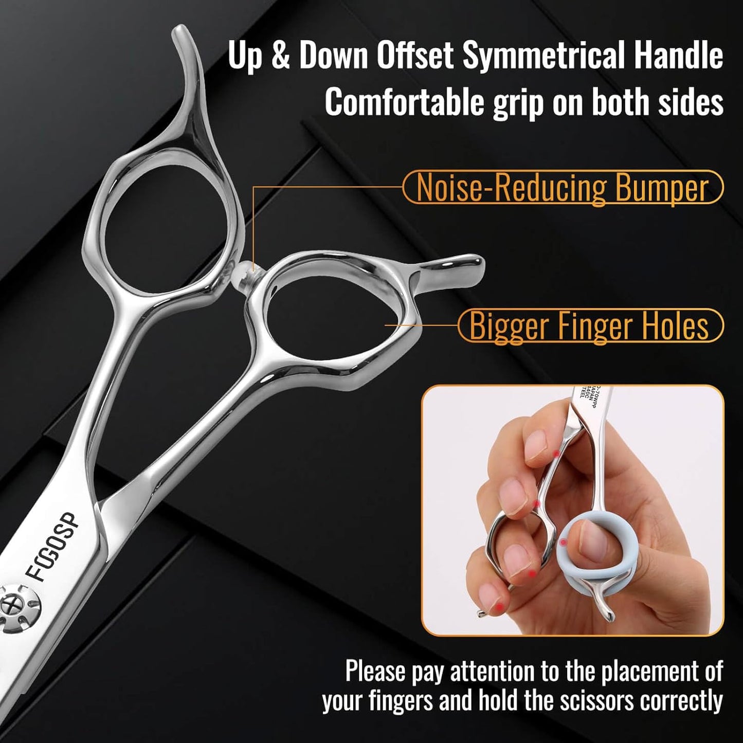 Magic Curved Fluffers Chunkers Dog Grooming Scissors Professional 7'' Pointy-tongued Curved Thinning Shears for Pet Cat Shih Tzu Schnauzer 50% Thinning Rate Japan 440C 33 Teeth