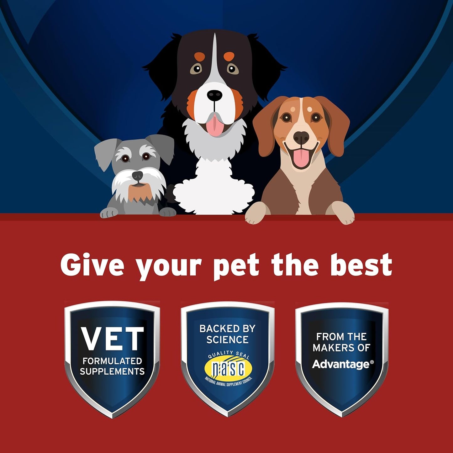 Bundle of K9 Advantix II Small Dog| Dogs 4-10 lbs. | 6-Mo Supply + Pet Protect Hip & Joint Supplement for Dogs | 60 Chews