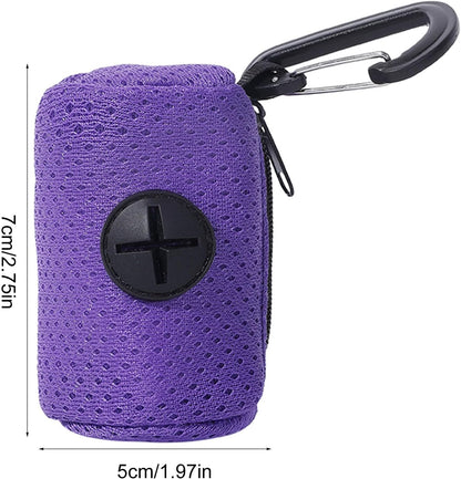 PANGBOER Dog Poop Pickup Bag Dispenser Convenient Pet Waste Bag Dispenser for Dog Pooper Pet Outdoor Walking Poop Bag Holder