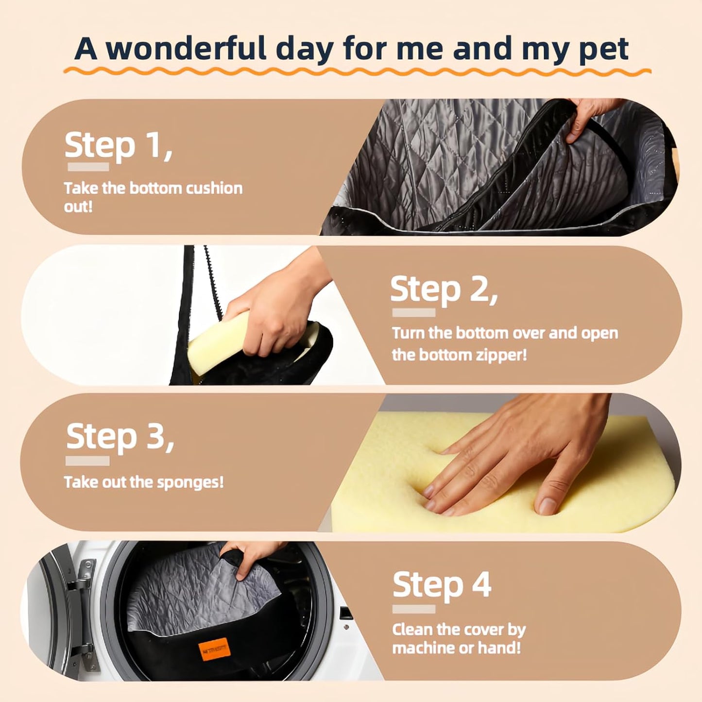 The netsekepet Suitable for Dogs Under 32 pounds, pet car Safety Seats, Detachable and Washable pet Seats, Travel beds with Storage Bags and seat Belts, Color - Black/Gray