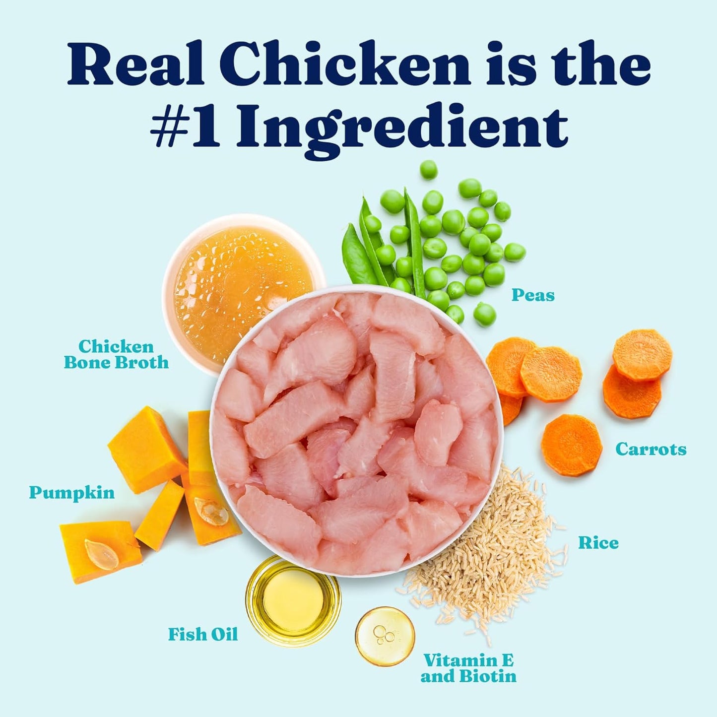 Solid Gold Homestyle Meals Wet Dog Food - Soft Food for Dogs w/Chicken, Bone Broth & Superfoods for Skin & Coat Health - Dog Toppers for Dry Kibble - Fresh Refrigerated Full Meal Replacement -9oz/6ct