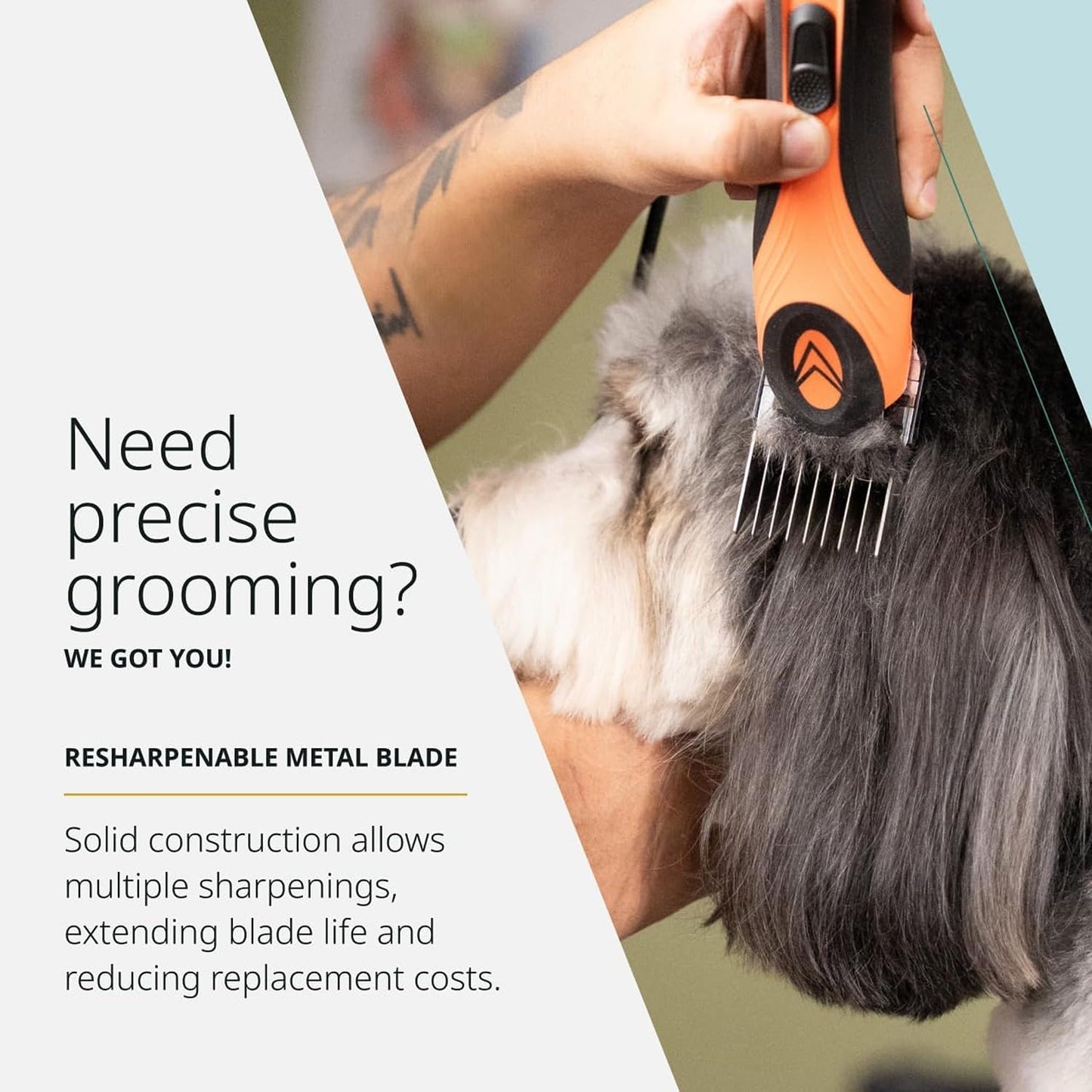 Wahl Pro Animal KM Velocity Corded Clipper - Dog, Cat & Horse Clippers - Premium Pet Grooming Essentials - with Detachable Blades - No-Slip Grip