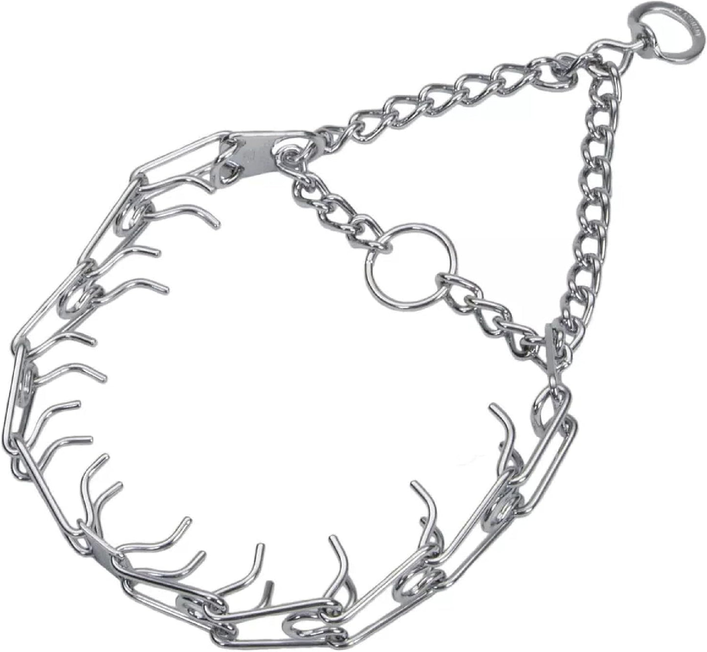 Herm Sprenger Ultra-Plus Prong Dog Training Collar, Chrome, 3.25 mm x 20" Neck Size; 22" Chain Length