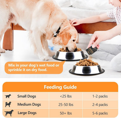 Probiotic Powder for Dogs, Dog Probiotics for Digestive & Immune Support Gut Health Gas Relief & Diarrhea for All Ages & Breeds 60Ct. Box