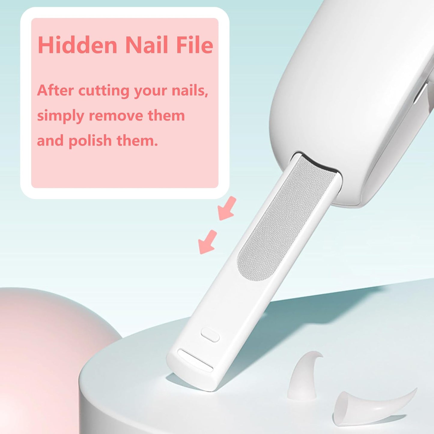 Pets Nail Clippers and Trimmers for Indoor Cats & Small Animals, Safety Lock and Nail File, Nail Trimmer & Claw Scissors for Home Grooming - Professional Grooming Tool for Pets (Pink)