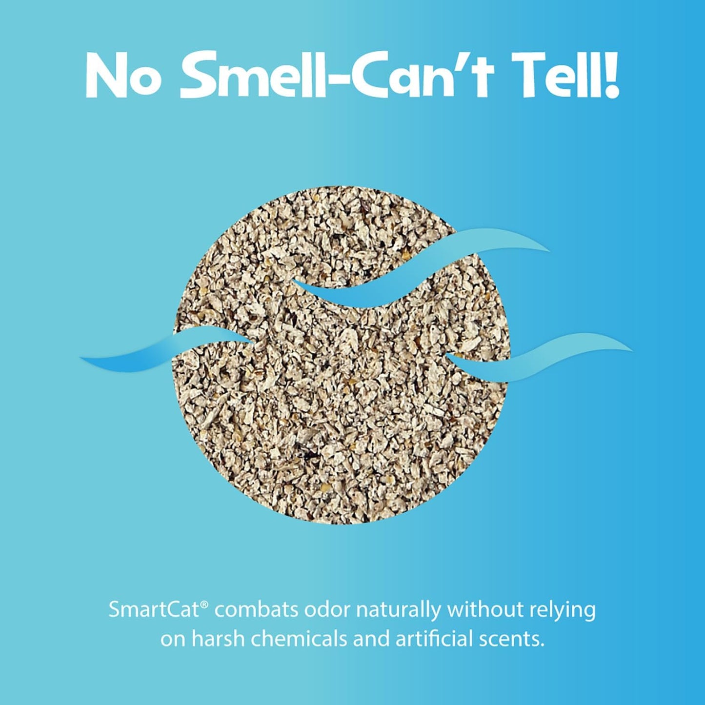 SmartCat All Natural Clumping Cat Litter, 20 Pound (320oz 1 pack) - Alternative to Clay and Pellet Litter - Chemical and 99% Dust Free - Unscented and Lightweight