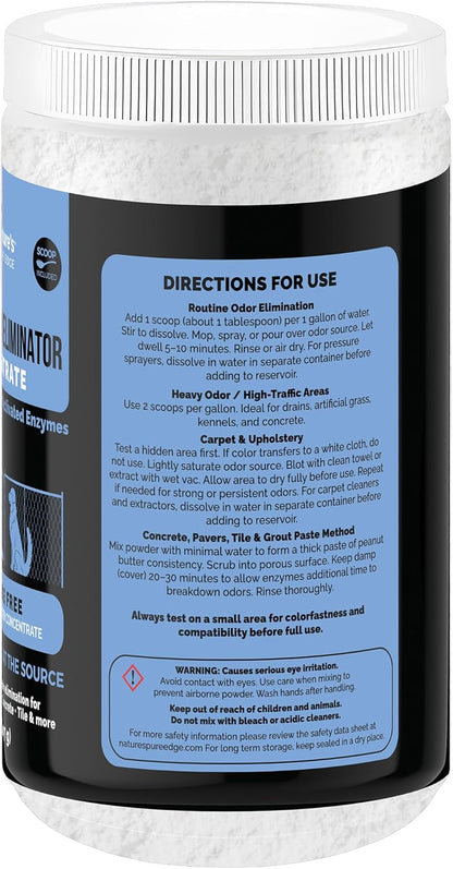 Kennel Odor Eliminator Concentrate – Enzyme Powder for Strong Pet Odor, Urine & Poop – Safe for Kennels, Crates, and Carpets – Makes 86 Gallons – Fragrance Free - Industrial Pet Urine Odor Eliminator.