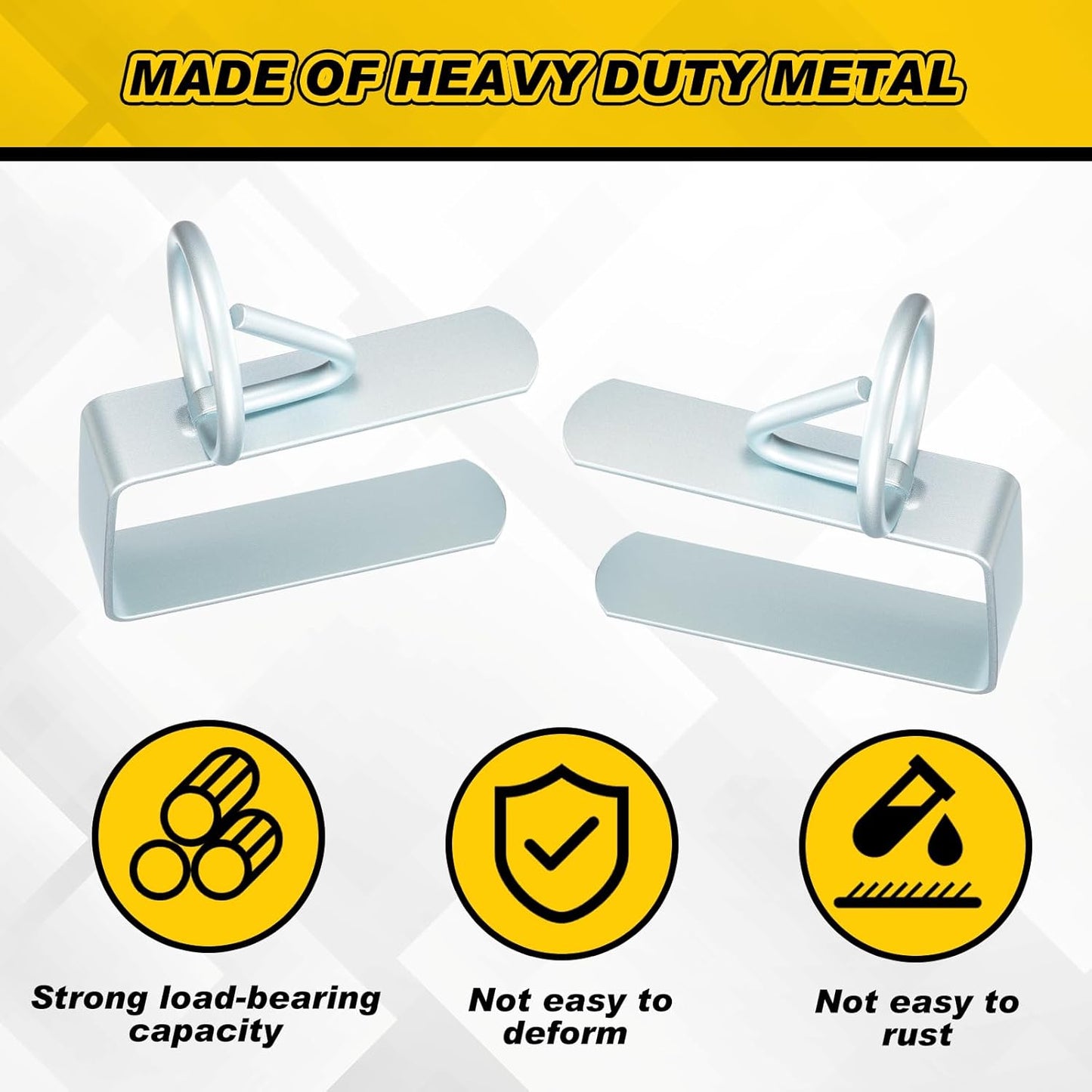 4 Pcs Horse Water Bucket Hook Portable Horse Bucket Hangers Removable Equestrian Stall Accessories Feeding Supplies Hang on Stall Walls or Doors