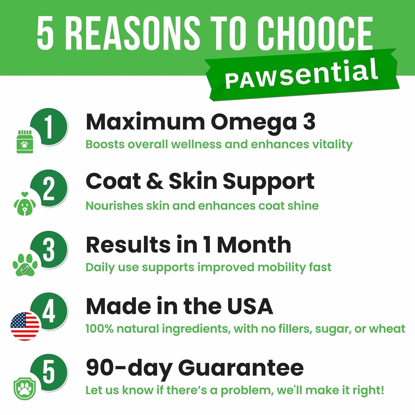 Omega 3 Fish Oil for Dogs & Cats - Made with Wild Alaskan Salmon Oil; Liquid Fish Oil Supplement for Pets with Omega 3 EPA+DHA Fatty Acids; Real Ingredients, Real Taste — Trusted by Vets!
