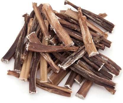 GigaBite 3-5 Inch All Natural Bully Sticks by Best Pet Supplies - (1 Pound) (Model: PB-04-LB)