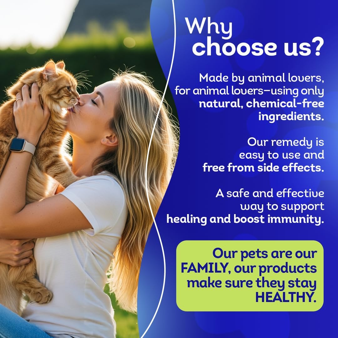 HA4E - Cat Oral Health - Relieves Inflammation, Soothes Pain & Fights Gum Disease - Natural, Non-GMO, Organic, Gluten-Free & Chemical-Free - 300 Tablets