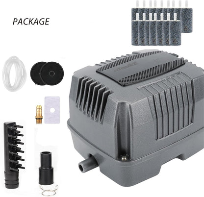 Electric Pond Aerator, Linear Air Pump for Outdoor Ponds, Electromagnetic Fish Aerator Diffuser Bubbler, Air Stone Pump, Home Waste Water Treatment