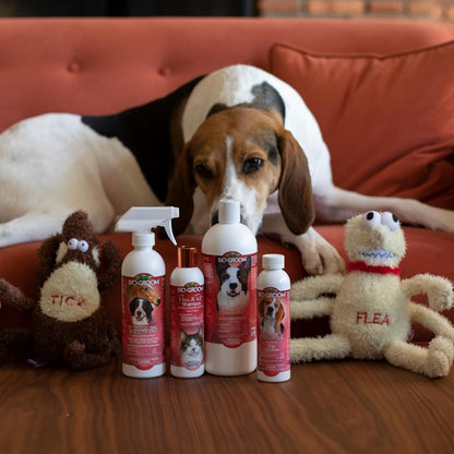 Bio-Groom Flea & Tick Dog Shampoo & Repel 35 Spray - Flea & Tick Prevention Treatment for Dogs & Cats, Natural Fly Repellent for Dogs & Horses, Cruelty-Free, Made in USA - Pack of 2