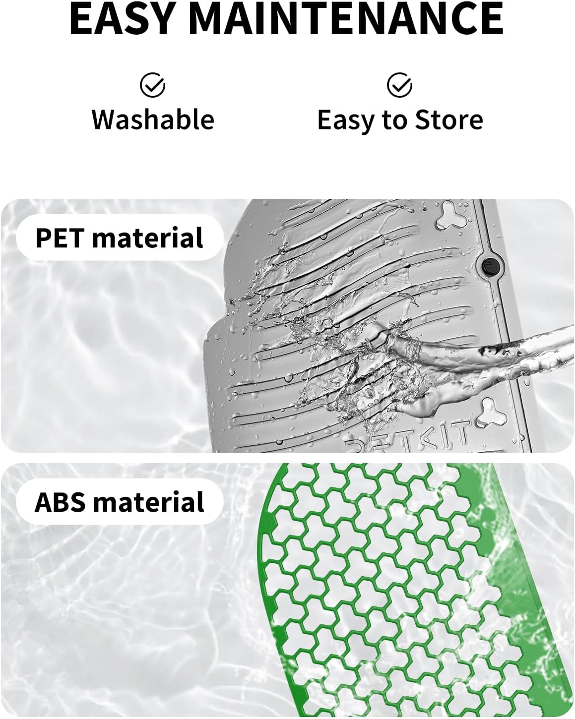PETKIT Magnetic Cat Litter Remover and Sifter Set for PuraMax 2/Purobot Max Pro Self-Cleaning Litter Box, Compatible with Tofu Litter and Mixed Litter