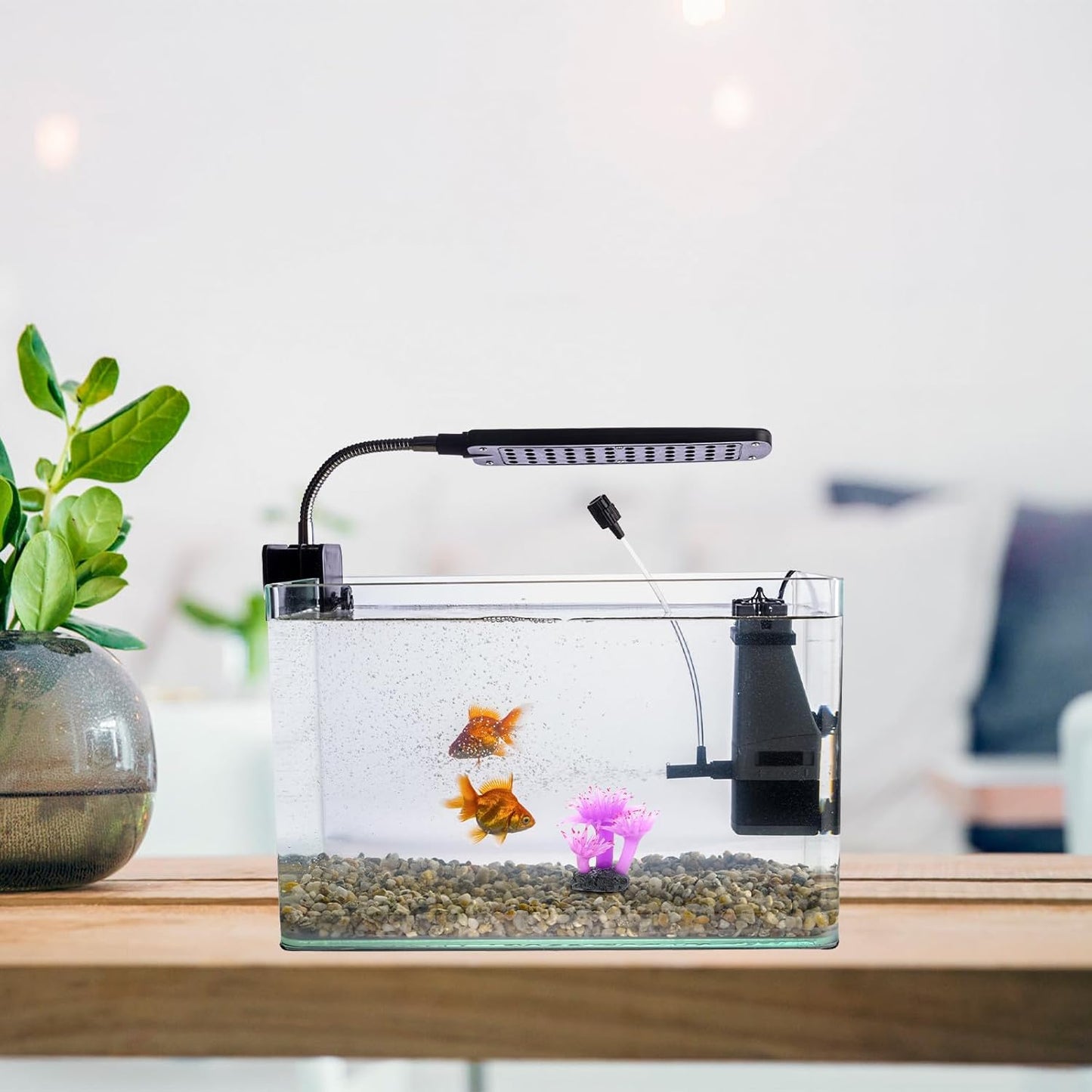 BESTonZON Artificial Coral Fish Tank Plant Ornament Plastic Aquarium Landscape Decor Red Simulation Coral for Fish Tank Decoration