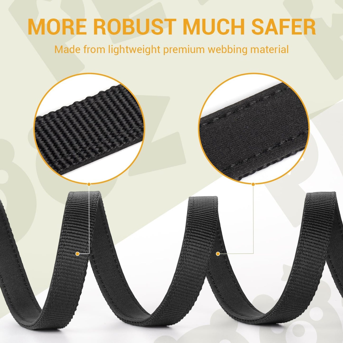 Hands Free Dog Leash with Waist Belt & Adjustable Multi-Function 9.8FT Long Dog Lead, Heavy Duty Waist Leash for Running, Walking, Jogging and Hiking