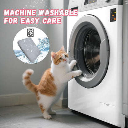 Plastic 2 Story Outdoor Cat House with Soft Mat,Cat House for Outdoor Cats with Escape Door, Waterproof Outside Cat Shelter, Clean and Assemble Easily