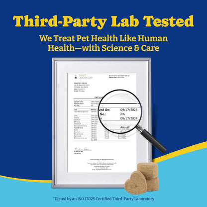 Probiotics for Dogs - Dog Probiotics for Gut, Immune & Skin Health - 6 Billion CFUs, 180 Soft Chews, Salmon & Blueberry Flavor - with Prebiotics & Digestive Enzymes